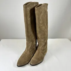 【GWセール中】【美品】CORSO ROMA, 9 コルソローマノーヴェ ロングブーツ レザー サイズ36 ライトブラウン