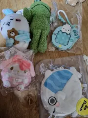 キャラクターぬいぐるみ/ポップイット キーホルダー 各1点 出品