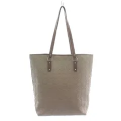 サルヴァトーレフェラガモ Salvatore Ferragamo トートバッグ ワンショルダー PVC レザー ガンチーニ 総柄 ベージュ 茶色 ブラウン AU-21/4909 /XZ ■GY11