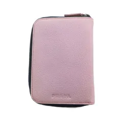 プラダ PRADA システム手帳 カバー スケジュール レザー ロゴ ピンク ■GY11 /MQ ■OH