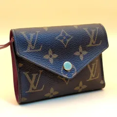 ☆美品　ルイヴィトン　モノグラム　ポルトフォイユ・ヴィクトリーヌ　三つ折り財布