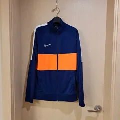 ナイキ(NIKE) ネイビー/オレンジ トラック ジャケット サイズL