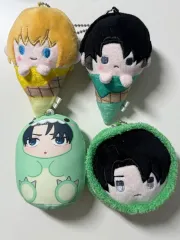 進撃の巨人 リヴァイ アルミン アイス くるみたぴぬい マカロン まとめ 出品