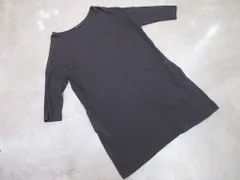 mizuiroind ミズイロインド 無地 半袖 ロング カットソー 黒 ■◆レディース