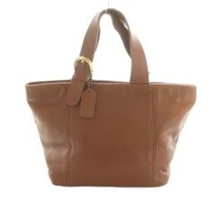 コーチ COACH オールドコーチ ヴィンテージ4133 USA製 トートバッグ ハンドバッグ レザー ブラウン 茶 /MI ■GY14