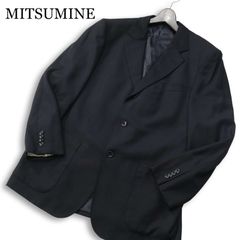 MITSUMINE ミツミネ 通年 ロロピアーナ Super120's生地★ テーラード ジャケット 大きいサイズ Sz.LL メンズ
