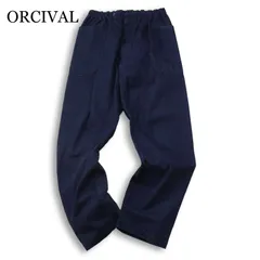 ORCIVAL オーシバル RC-2423 通年 サイドポケット★ ワイド イージー デニム ワーク パンツ ジーンズ Sz.4 メンズ 日本製のサムネイル