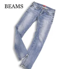 RED CARD × BEAMS レッドカード × ビームス別注★ B58878 USED加工 ストレッチ デニム パンツ ジーンズ Sz.28　メンズ