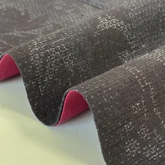 結城紬 正絹 真綿紬 亀甲 花草 袷 着物 MK-5061