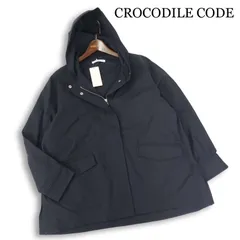 【新品 未使用】 CROCODILE CODE クロコダイル コード 通年★ マウンテンパーカー ジャケット Sz.L レディース ネイビー