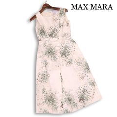 MaxMara マックスマーラ 花柄 フラワー シルク シフォン ワンピース
