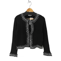 ナラカミーチェ NARACAMICIE ツイード切替カーディガン レディース JPN：3 