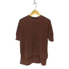 セオリー theory Dry Cotton Karenia HS / ドライコットンハーフスリーブニット  半袖ニット サイドスリット レディース import：S 