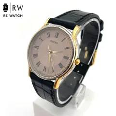 【中古】SEIKO 7N01-0BR0 クォーツ腕時計 ゴールド/ブラック