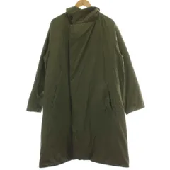 ズッカ zucca ダウンコート S カーキ 無地 アシンメトリー襟 長袖 CZ24FA908 /GG ■ECE003のサムネイル
