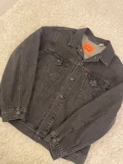 リーバイス ブラック ヴィンテージフィット デニム ジャケット L