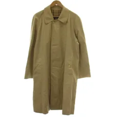 バーバリーズ Burberrys ステンカラーコート ベージュ 無地 レギュラーカラー 長袖 ロング丈 /GG ■ECE003