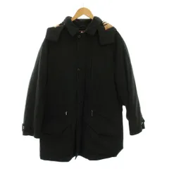 バーバリーズ Burberrys コート ジップアップ 裏地ノバチェック 中綿ライナー付き アウター LY 黒 ブラック /YM ■ECE003