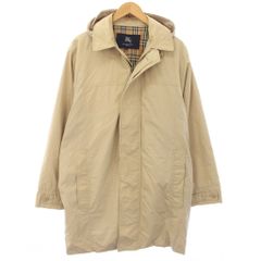 バーバリー ロンドン BURBERRY LONDON ステンカラーコート スプリングコート 春アウター フード L ベージュ /TK ■ECE003
