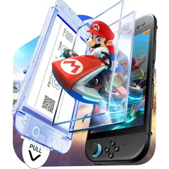 switch2 保護フィルム 【最強硬度10H&画面破損付き 】2枚セットスイッチ2 保護フィルム 全面保護 耐衝撃 気泡ゼロ AR加工 100%透過率 反射低減 自動吸着 貼りやすい ３秒で完成 高光沢 ブルーライトカット switch 2 フィルム 指 0