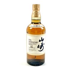 【東京都内限定お届け】 サントリー SUNTORY 山崎 10年 シングルモルト ホワイトラベル 700ml 国産ウイスキー 【古酒】