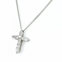 K18WG ダイヤ0.30ct クロスネックレス 十字架 総重量1.7g - メルカリ