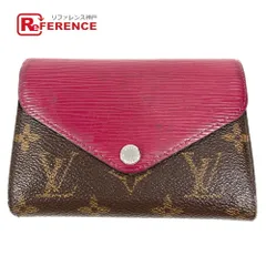 LOUIS VUITTON ルイヴィトン 3つ折り財布 ポルトフォイユ マリールー M60494 モノグラムキャンバス フューシャ ピンク