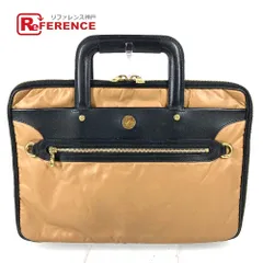 HUNTING WORLD ハンティングワールド ハンドバッグ ロゴ バチュークロス ベージュ