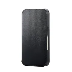 【新品】 エレコム iPhone 13/レザーケース/手帳型/NEUTZ/磁石付き/ブラック
