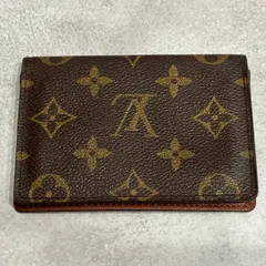 LOUIS VUITTON ルイヴィトン モノグラム パスケース 定期入れ カードケース 名刺入れ ブラウン PVC レザー メンズ レディース ユニセックス LV ロゴ 人気 定番 コンパクト 二つ折り 薄型 軽量 小物 通勤 通学 ビジネス