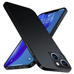 【新品】 iPhone 14用 ケース 6.1インチ対応 耐衝撃 Qi充電対応 黄ばみなし 耐久 薄型 指紋防止 すり傷防止 レンズ保護 ストラップホール付き アイフォン14 ケース 全面保護 防塵 軽量 PC 脱着簡単 一体感 人気 携帯カバー 黒 ZW 0