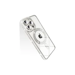 【新品】 JOOBOY スマホケース 対応 iPhone 14 Pro Max クリア ケース 透明 メッキ加工 Magsafe対応 きらきら ブリンブリン 衝撃吸収 かわいい キラキラ 女性 人気 キャラクター ワイヤレス充電対応 おしゃれ ストラップホ 1