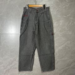 Papas パパス ブラック ワイド デニムパンツ LL ジーンズ - メルカリ
