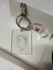 未使用 ヒソカ マチ 原画 クリアベース キーホルダー HUNTER×HUNTER キーリング ハンターハンター