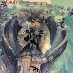 初音ミク 雪ミク 2025 クリアポスター 2枚セット