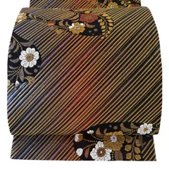 mamiです辻が花袋帯美しい金銀彩入り花柄刺繍黒と金銀地柄未使用品 2026年最新】辻が花 袋帯の人気アイテム - メルカリ