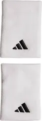 アディダス adidas テニス リストバンド L メンズ レディース 男性 女性 吸湿 吸収力 薄手 ロゴ 刺繍 汗拭き 手首 ソフト 夏 試合 練習 部活動 クラブ活動 サークル スクール  EVJ49 HT3911 ホワイト/ホワイト/ブ