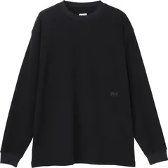 ヘリーハンセン Helly Hansen アウトドア L/S Dry Waffle 長袖 Tシャツ トップス 吸汗 速乾 通気性 蒸れにくい 秋冬 ストレッチ性 ドライ リブ袖 普段着 トレーニング 運動  HO32566 K ブラック