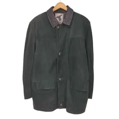 ユーズドフルギ USED古着 BONZ ラムレザー 襟袖切替 スエード ショート丈コート ジャケット メンズ import：S 