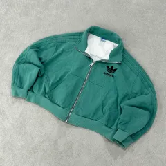 アディダス グリーン トラックジャージ ジャケット