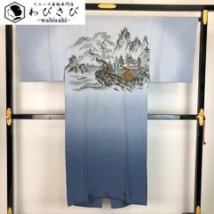 袋帯 作家物 紬 墨描き 蟹 かに 丁子色 O-4974 - メルカリ
