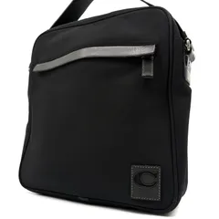 COACH y2k canvas leather messengerbag コーチ キャンバスレザーナイロン素材メッセンジャーバッグ 型番5004 男女兼用 ブラック