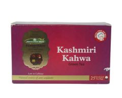 Himalayan brew インド産　kashmiri kahwa green tea  カシミール カファ グリーン ティー バッグ、1 箱あたり 25 袋