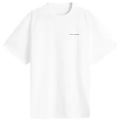 ユニフォームエクスペリメント メンズ トップス Tシャツ ロゴ Uniform Experiment Code Logo TShirt White ホワイト