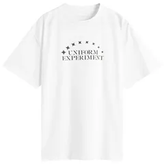 ユニフォームエクスペリメント メンズ トップス Tシャツ ロゴ Uniform Experiment Stencilogo TShirt White ホワイト