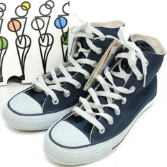 コンバース スニーカー ハイカット 未使用 オールスター チャックテイラー シューズ 靴 レディース 23サイズ ネイビー CONVERSE