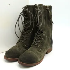 アルド ブーツ スウェード ブランド シューズ 靴 レディース 37.5サイズ カーキ ALDO 【中古】のサムネイル