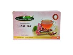 Himalayan brew rose tea インド産　カングラ ローズティーバッグ、1箱25袋入り