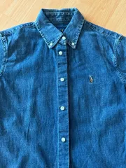 S ポロラルフローレン シャンブレー シャツ 出品