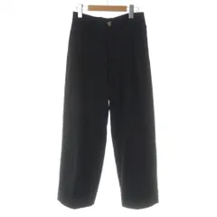 ザラ ZARA パンツ XS 黒 ブラック ワイドレッグ /KW ■GY58